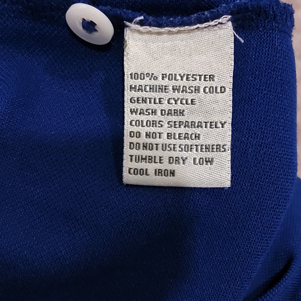 Donald Ross Golf Shirt, Blue/Pink,‎ Men's M - Picture 7 of 7
